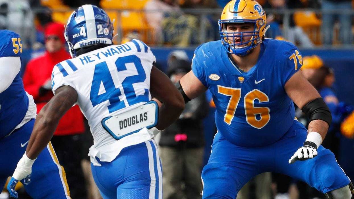 Matt Goncalves working against Duke