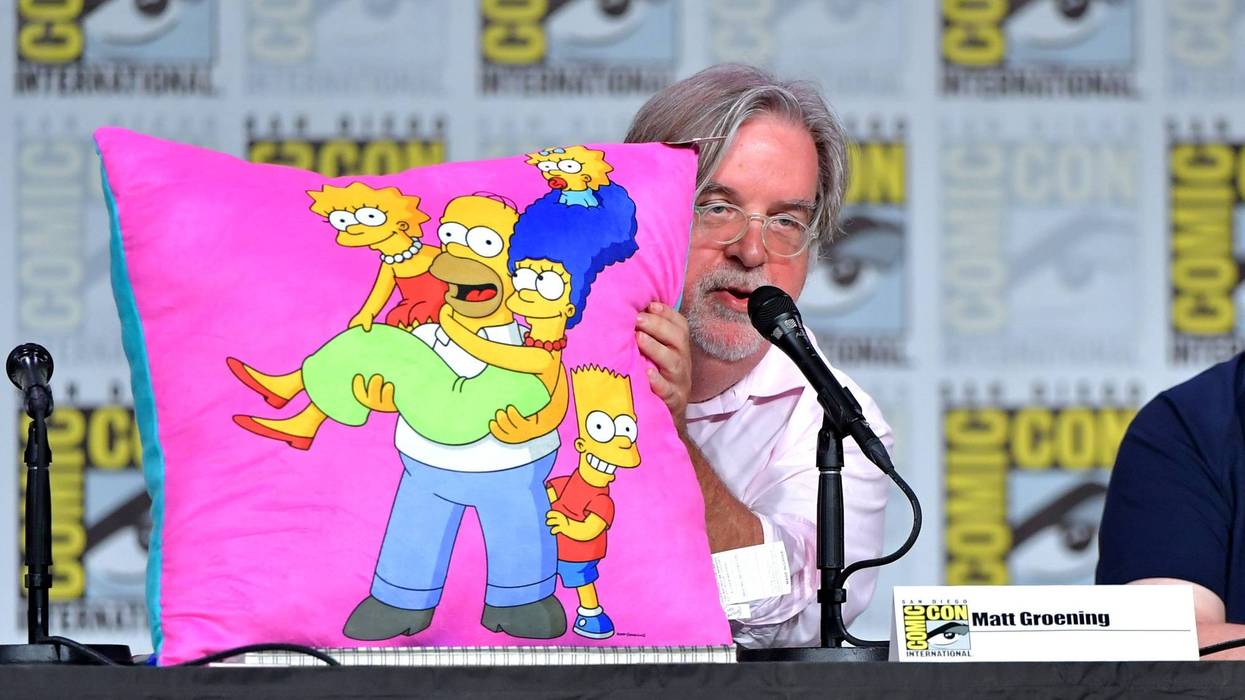 matt groening speaks at 'simpsons' panel at 2019 comic-con international