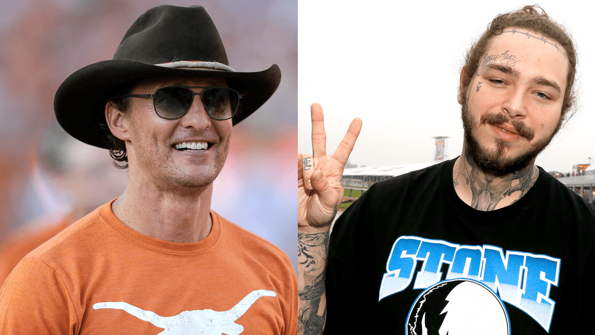 Matthew McConaughey and Post Malone