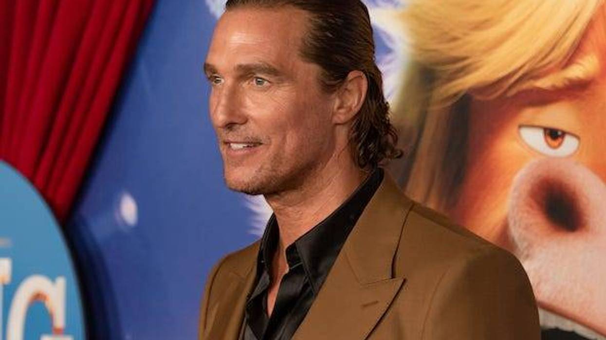 Matthew McConaughey at the Premiere of "Sing 2