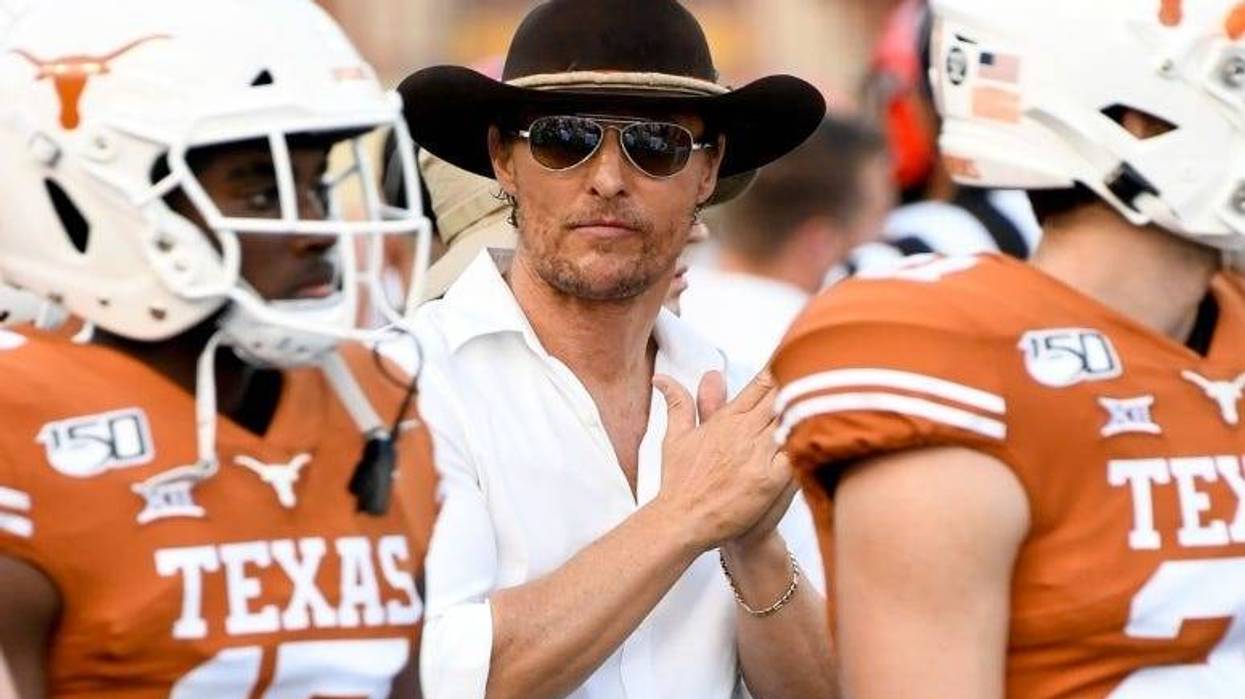 Matthew McConaughey OSU at TX Sept 21, 2019 / Photo Scott Wachter USA TODAY Sports