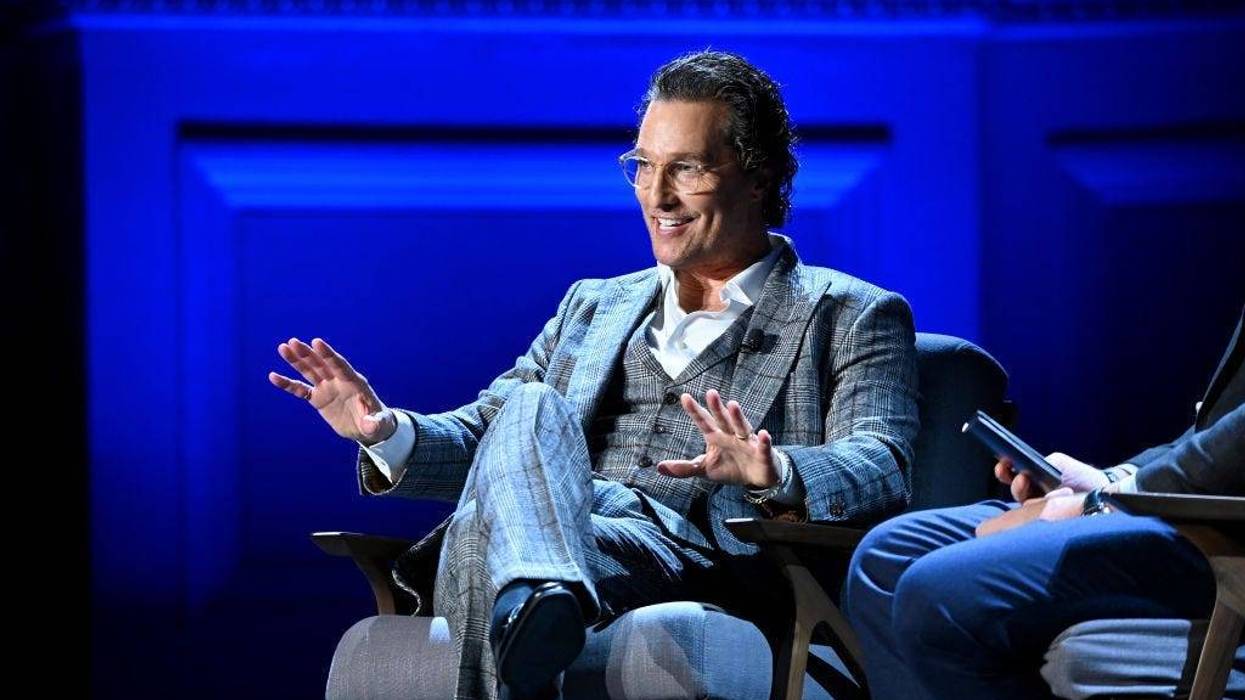 Matthew McConaughey speaks onstage during HISTORYTalks Leadership & Legacy presented by HISTORY at Carnegie Hall on February 29, 2020 in New York City.