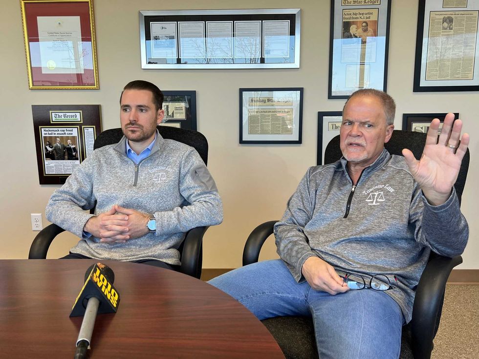 Matthew Toscano (left) and Patrick Toscano (right) are lawyers representing five officers from the department