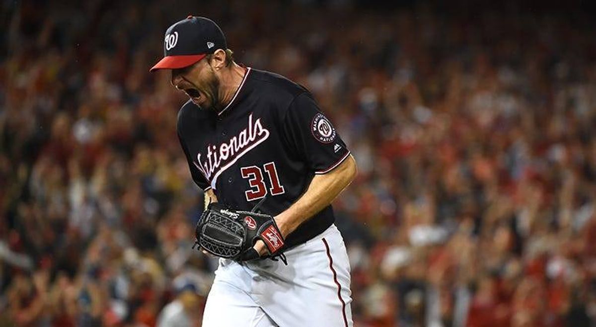 Max Scherzer to reporters in Houston: 'I'm good'