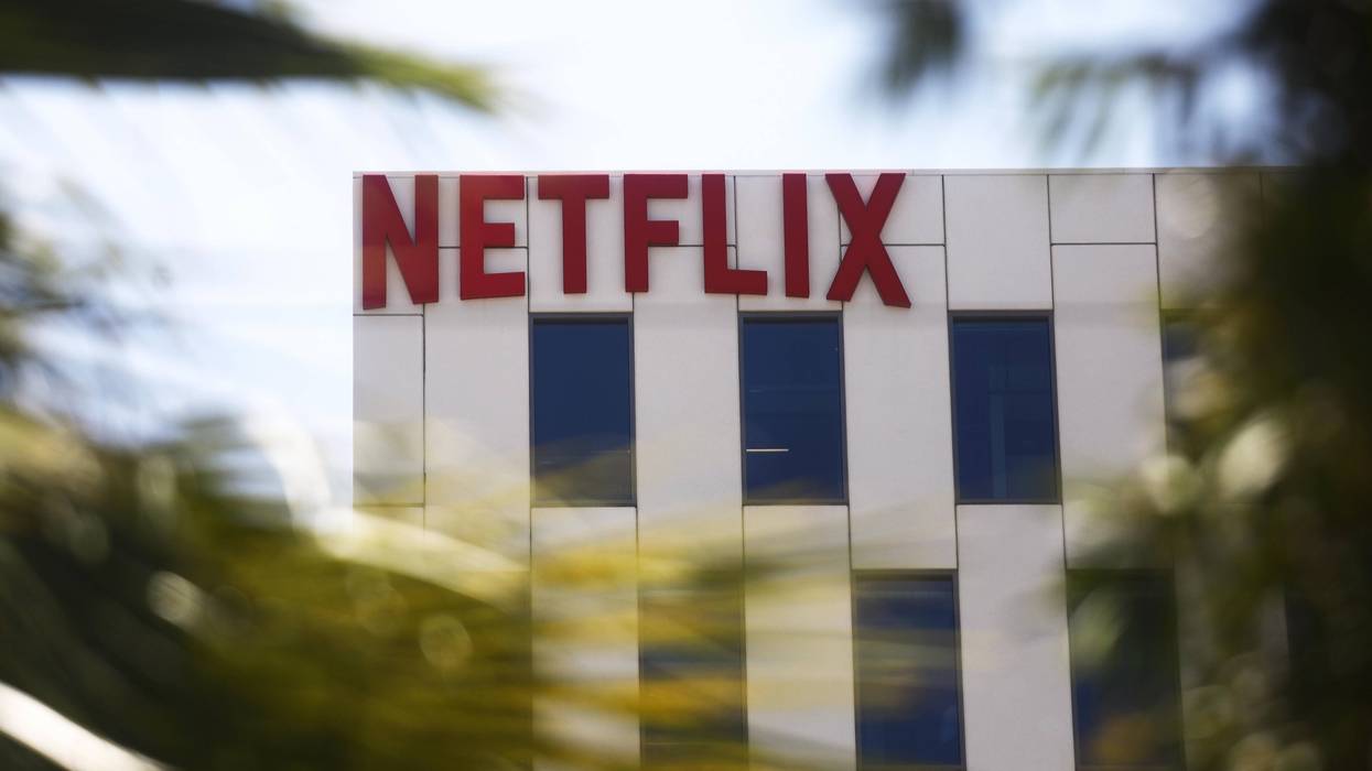 MAY 29: The Netflix logo is displayed at Netflix offices on Sunset Boulevard on May 29, 2019 in Los Angeles, California.
