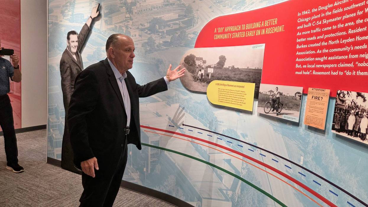 History of Rosemont and long-time mayor on display