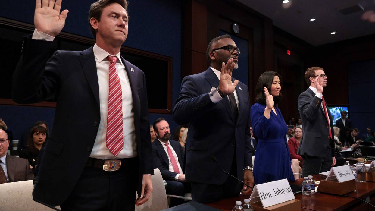 Mayor Brandon Johnson testifies