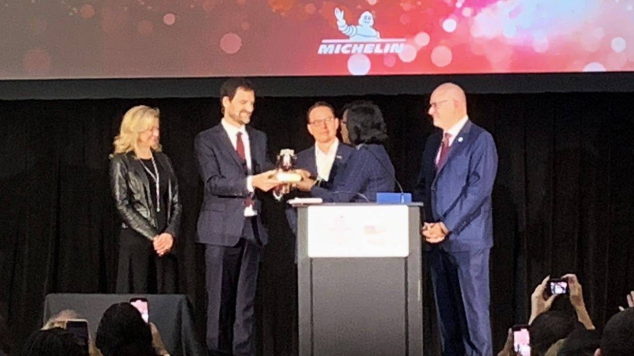 Mayor Cherelle Parker, Gov. Josh Shapiro and Michelin guide officials announce the city's inclusion in the Michelin Guide.