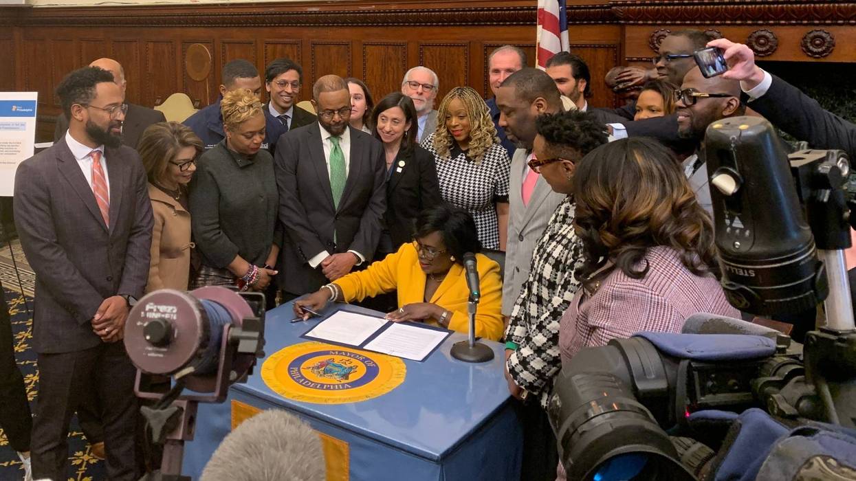 Mayor Cherelle Parker signs an executive order creating an advisory panel to recommend how to streamline the process of creating 30,000 new units of housing in the next three years.