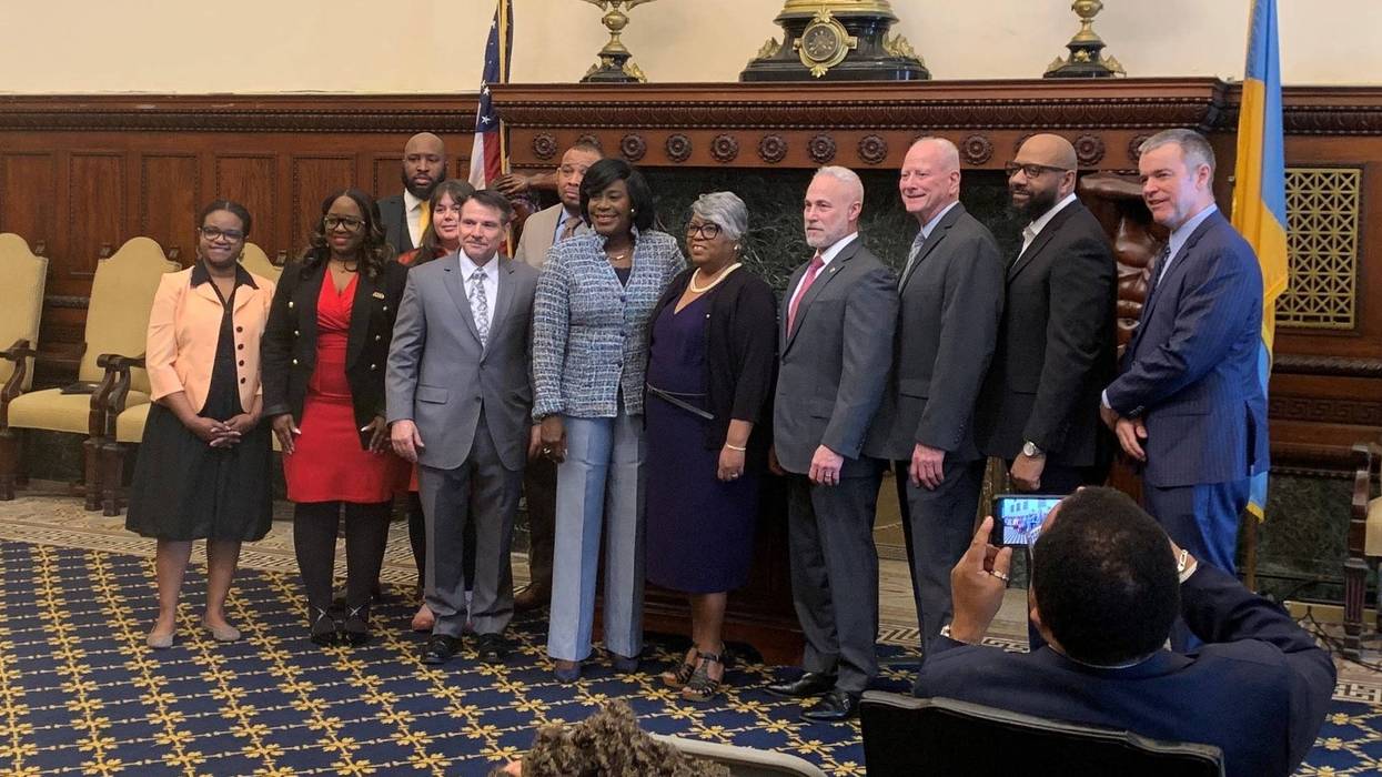 Mayor Cherelle Parker with her latest administration appointments