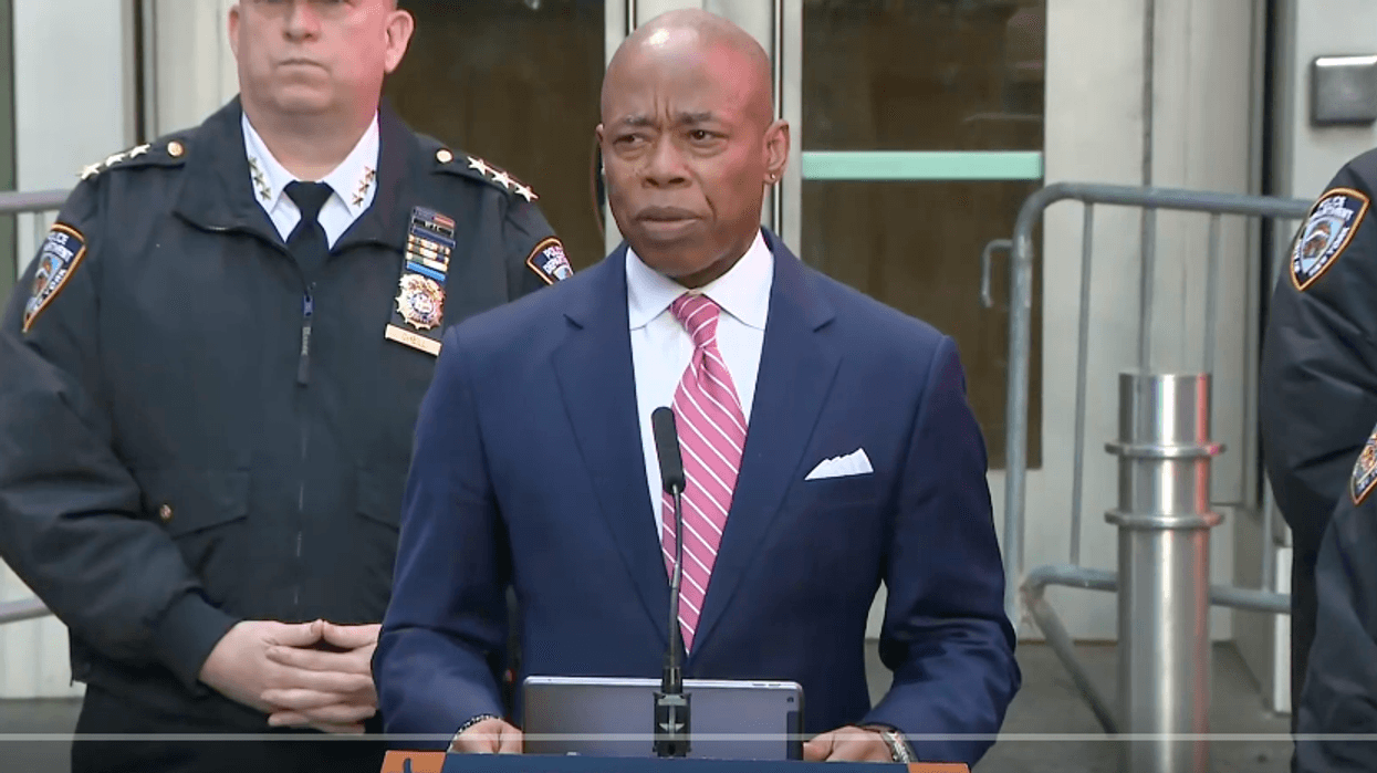 Mayor Eric Adams and agency officials held a security briefing on Friday ahead of the weekend's New Year's Eve celebrations.