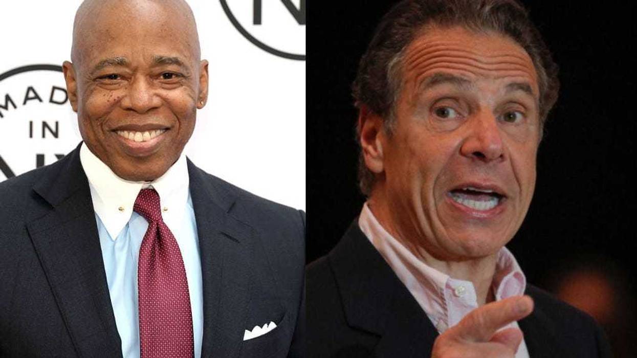 Mayor Eric Adams and former Gov. Andrew Cuomo.