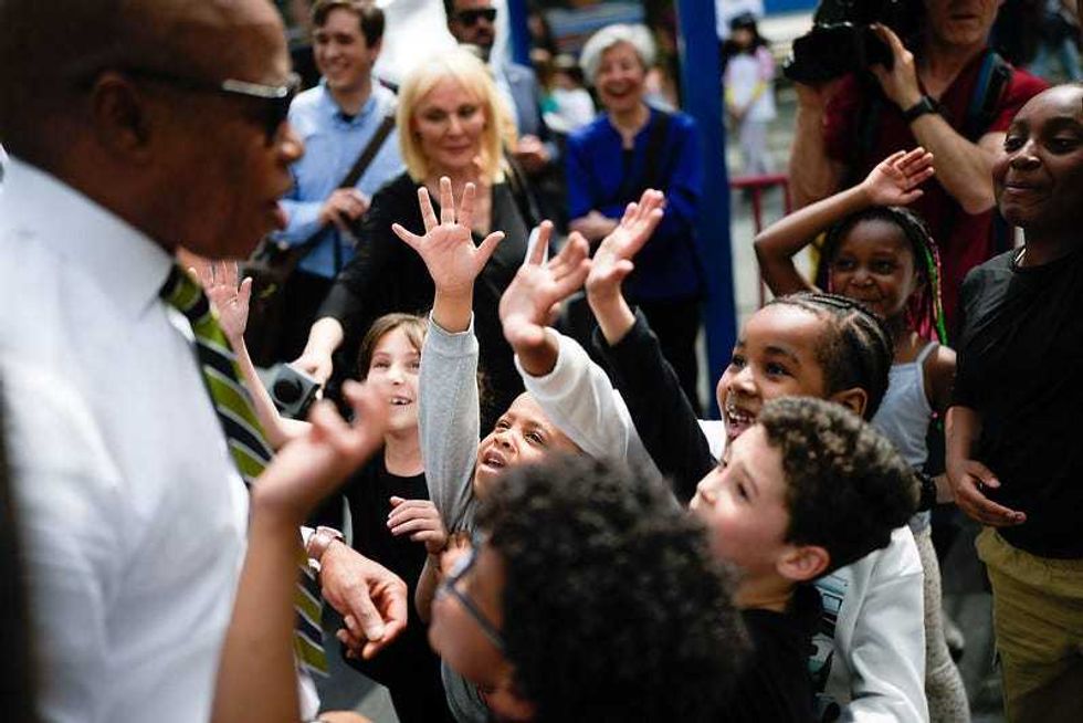 Mayor Eric Adams announces the new "After-School for All" program, an investment in universal after school programs for the city