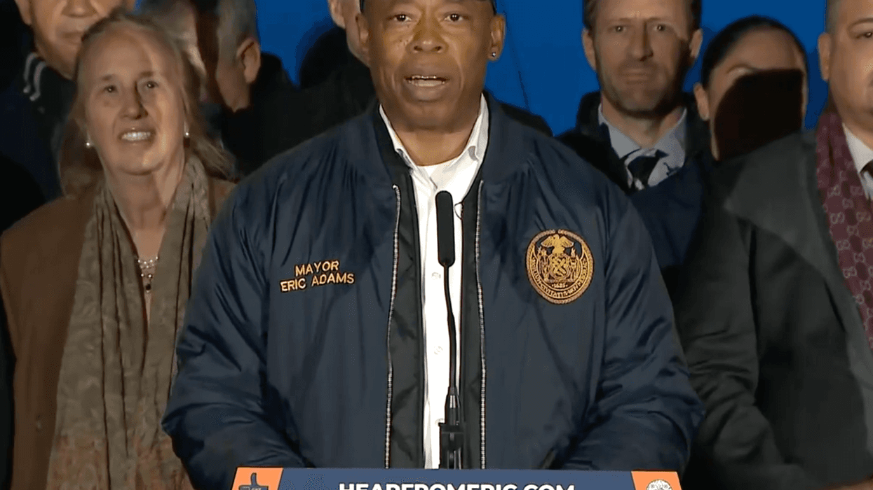 Mayor Eric Adams held a security briefing regarding safety for the Macy's Thanksgiving Day parade.