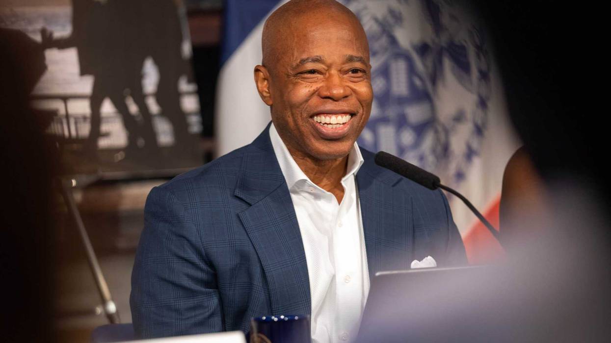 Mayor Eric Adams holds a press conference at City Hall on July 16, 2024