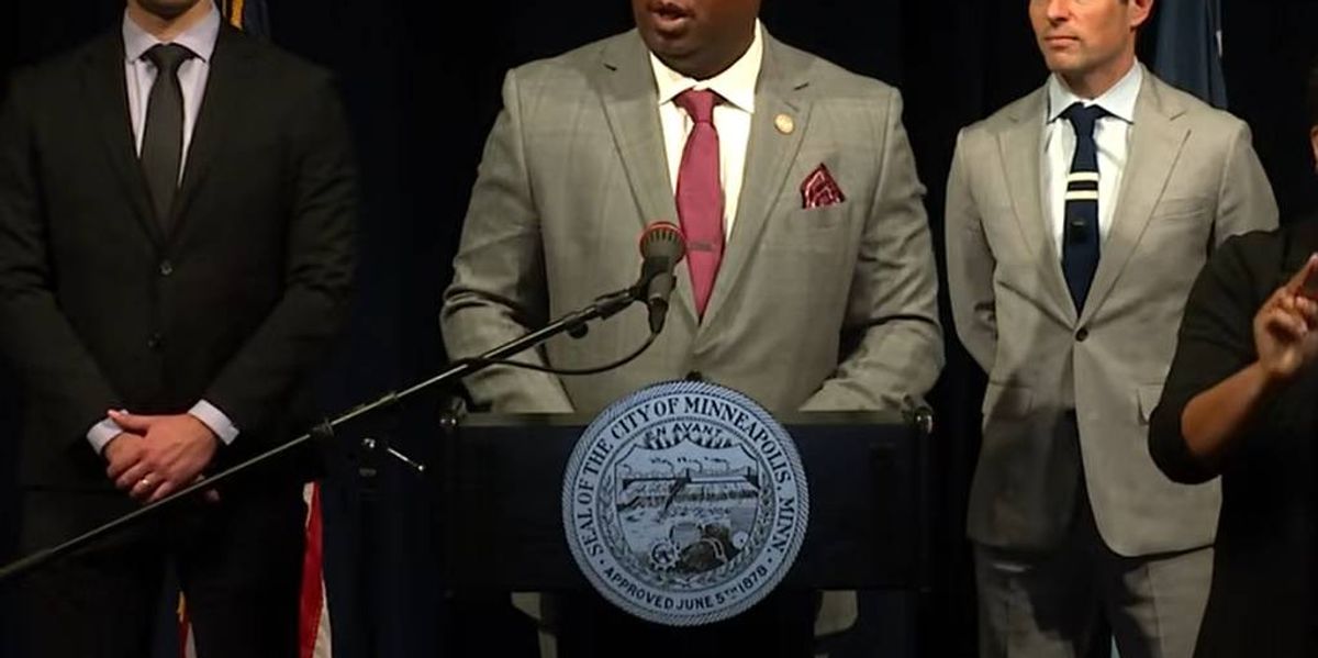 Minneapolis Mayor Jacob Frey announces his choice for the city's next fire chief