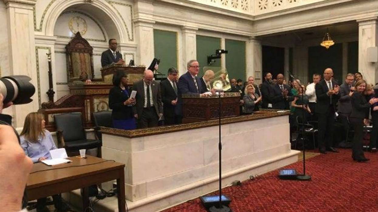 Mayor Jim Kenney has confirmed that, despite appearances to the contrary, he really does like his job. It was one of the lighter moments during his Thursday address to City Council in which he laid out what might be called an "election year" budget.