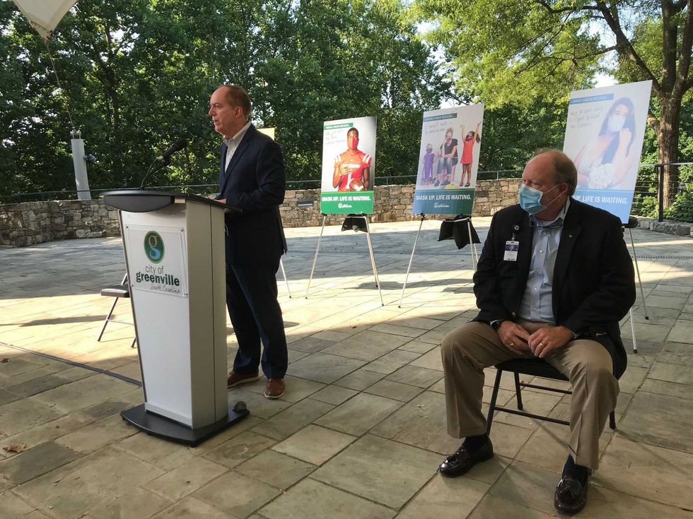 Mayor Knox White Addresses the Public