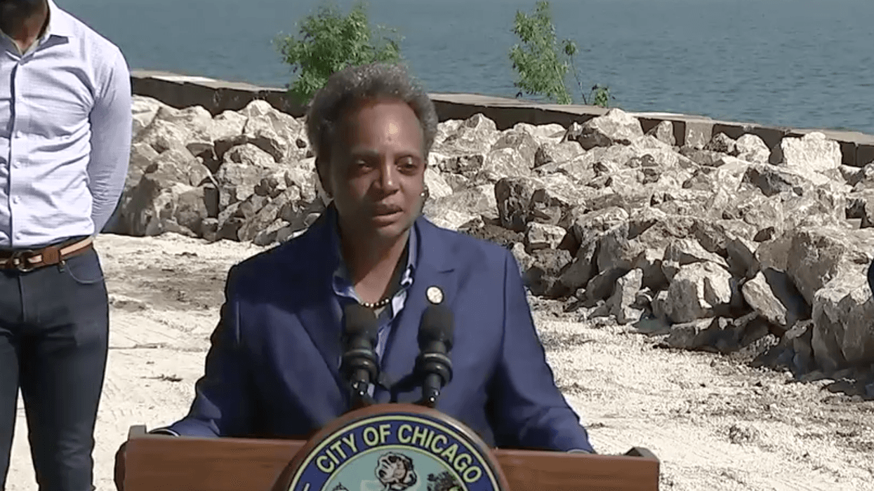 Mayor Lightfoot was standing in front of a live microphone when she first heard about the Supreme Court's DACA ruling.