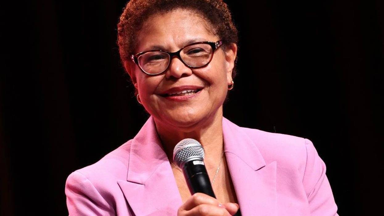 Mayor of Los Angeles Karen Bass participates in a panel discussion during the National Urban League Conference Plenary II: State of Black America on July 28, 2023 in Houston, Texas.