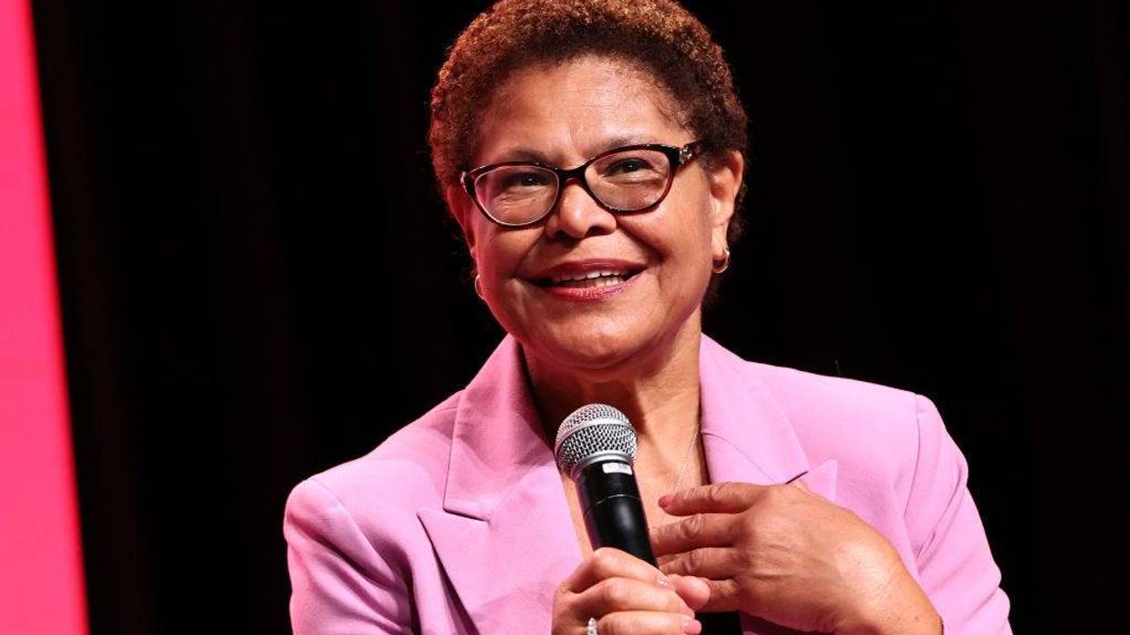 Mayor of Los Angeles Karen Bass participates in a panel discussion during the National Urban League Conference Plenary II: State of Black America on July 28, 2023 in Houston, Texas.