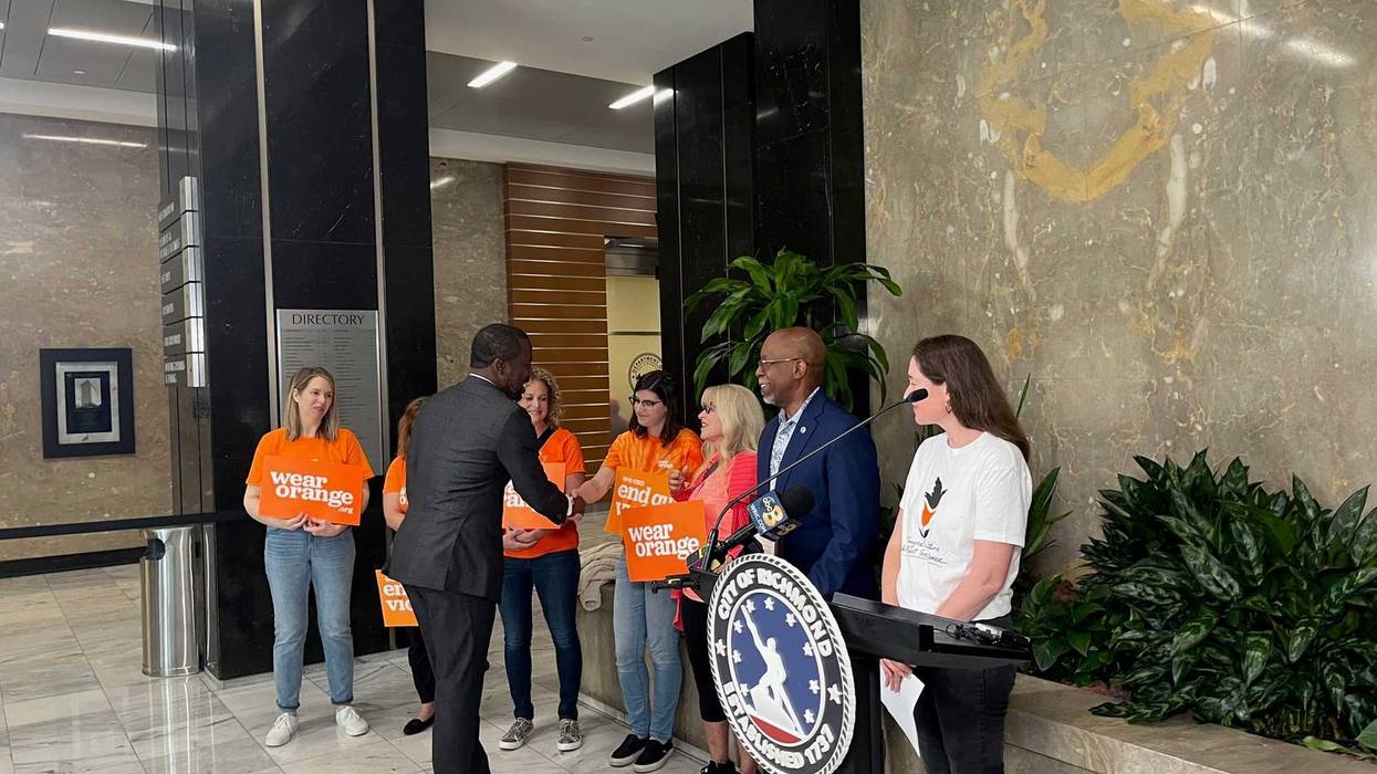 Mayor Stoney held an event with the non-profit groups on Tuesday