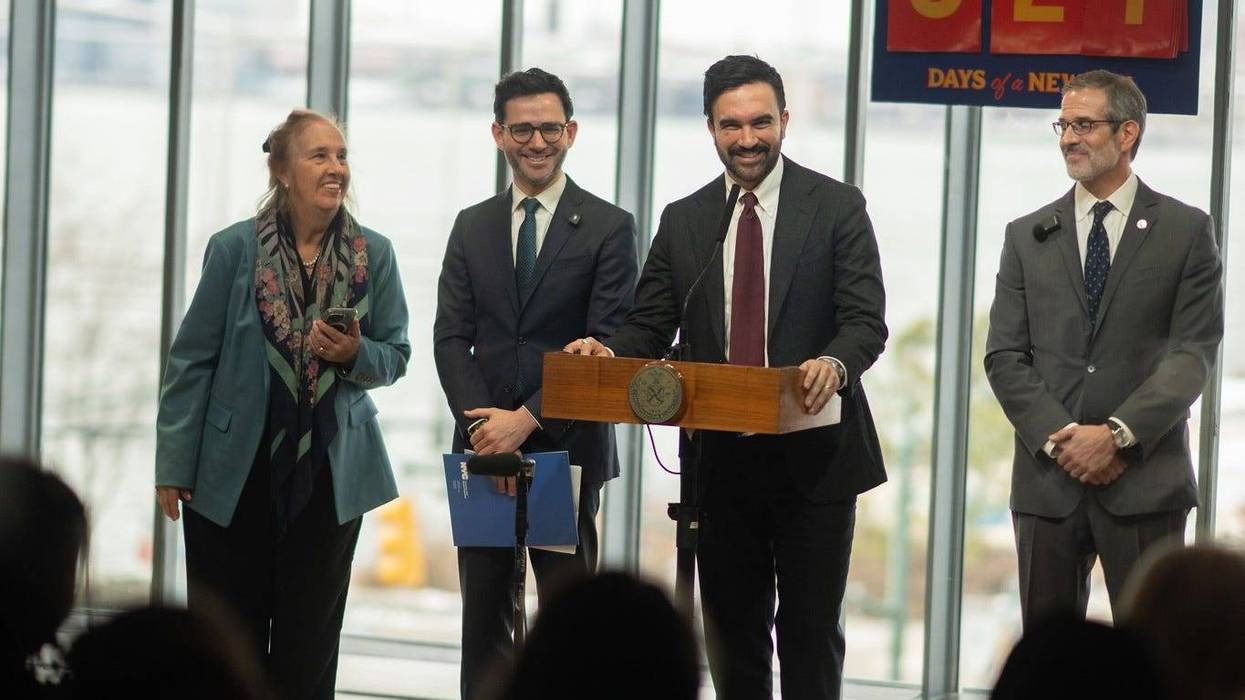 Mayor Zohran Mamdani holds press conference to announce continued efforts to end junk fees at the Whitney Museum of American Art on Jan. 21, 2026