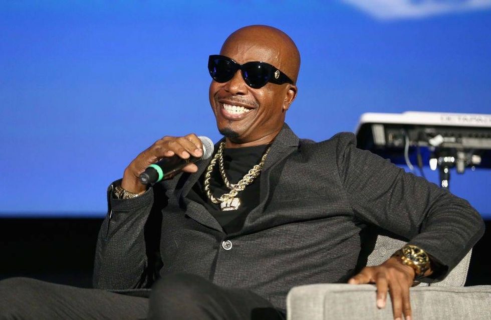 MC Hammer speaks onstage during Capitol Music Group