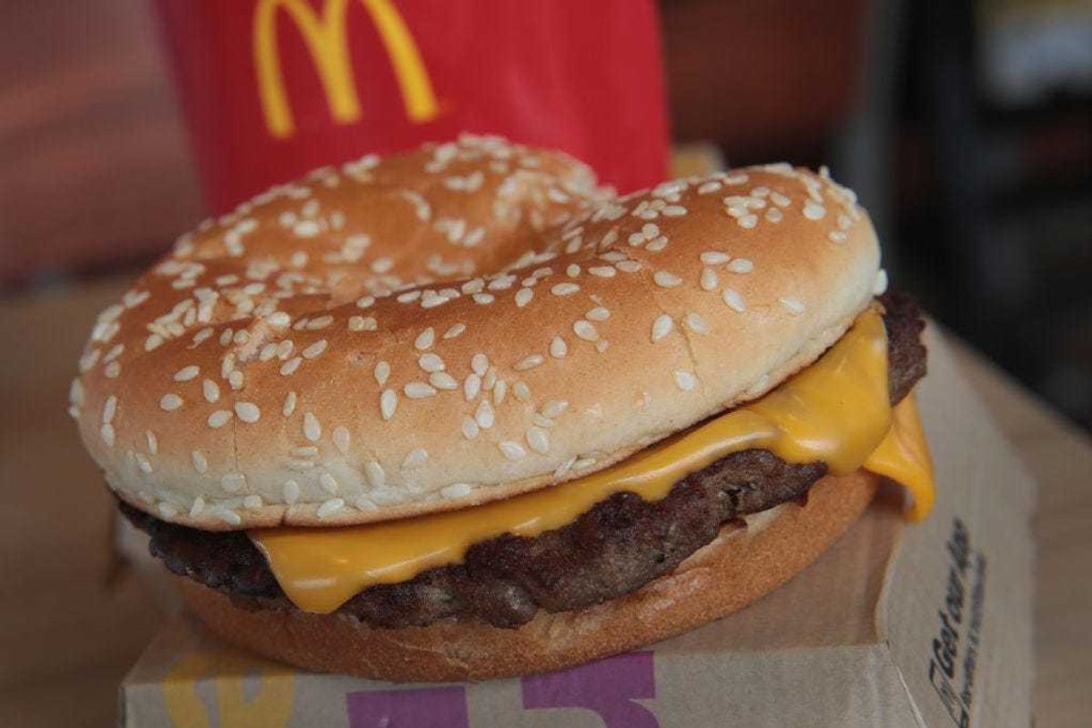 McDonald's burger