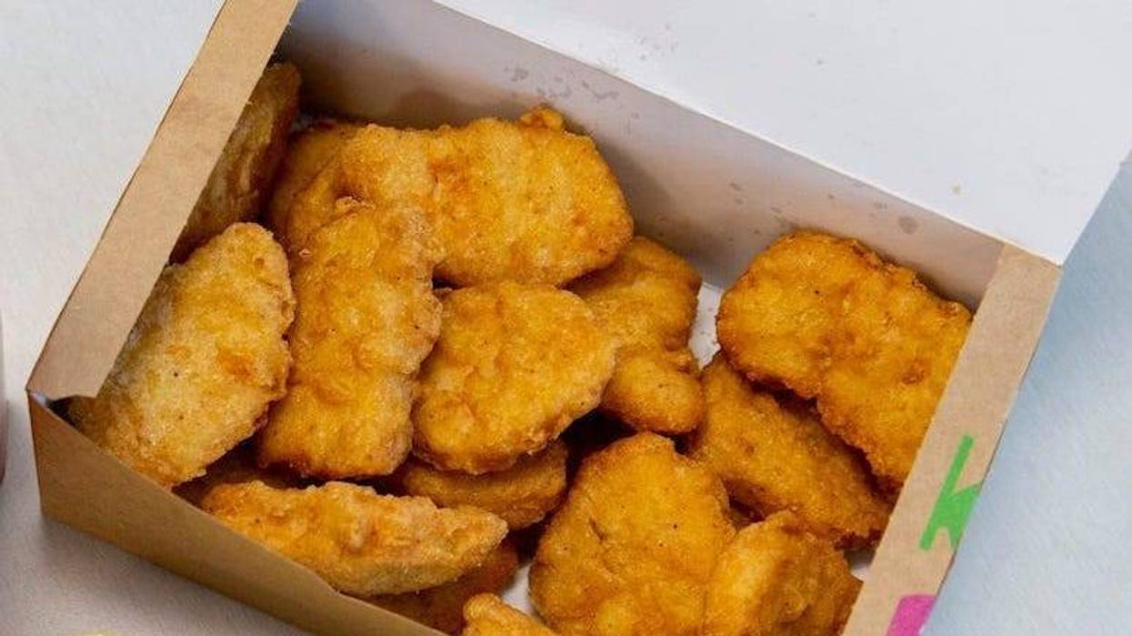 McDonald's, Chicken Nuggets, Box, White Background
