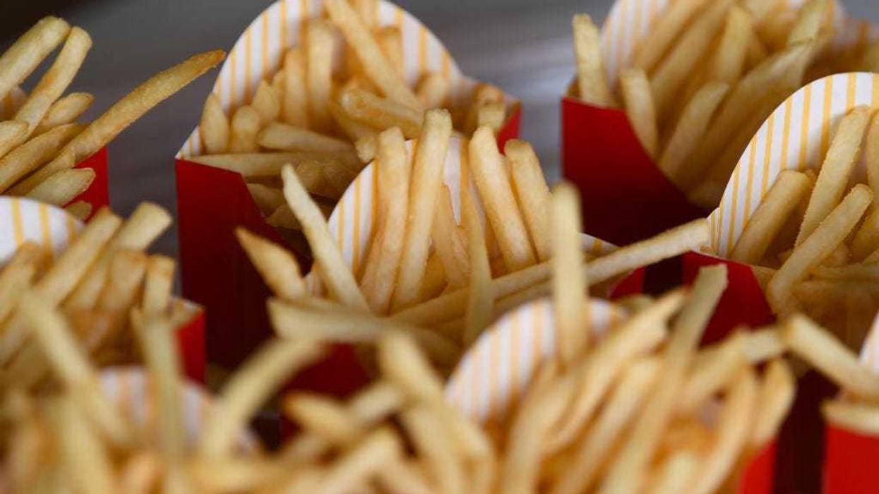 McDonald's fries are offered at McDonald's at Made In America Festival on September 2, 2018 in Philadelphia, Pennsylvania. (Photo by Dave Kotinsky/Getty Images for McDonald's)