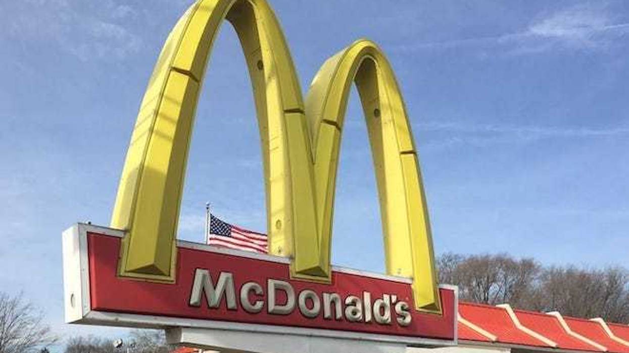 McDonald's sign outside restaurant