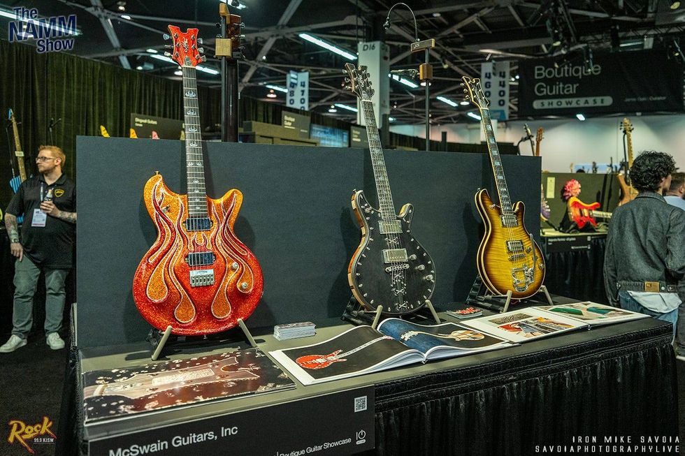 McSwain Custom Guitars (Portland, OR) - NAMM Show - Anaheim, CA Convention Center 1/24/26