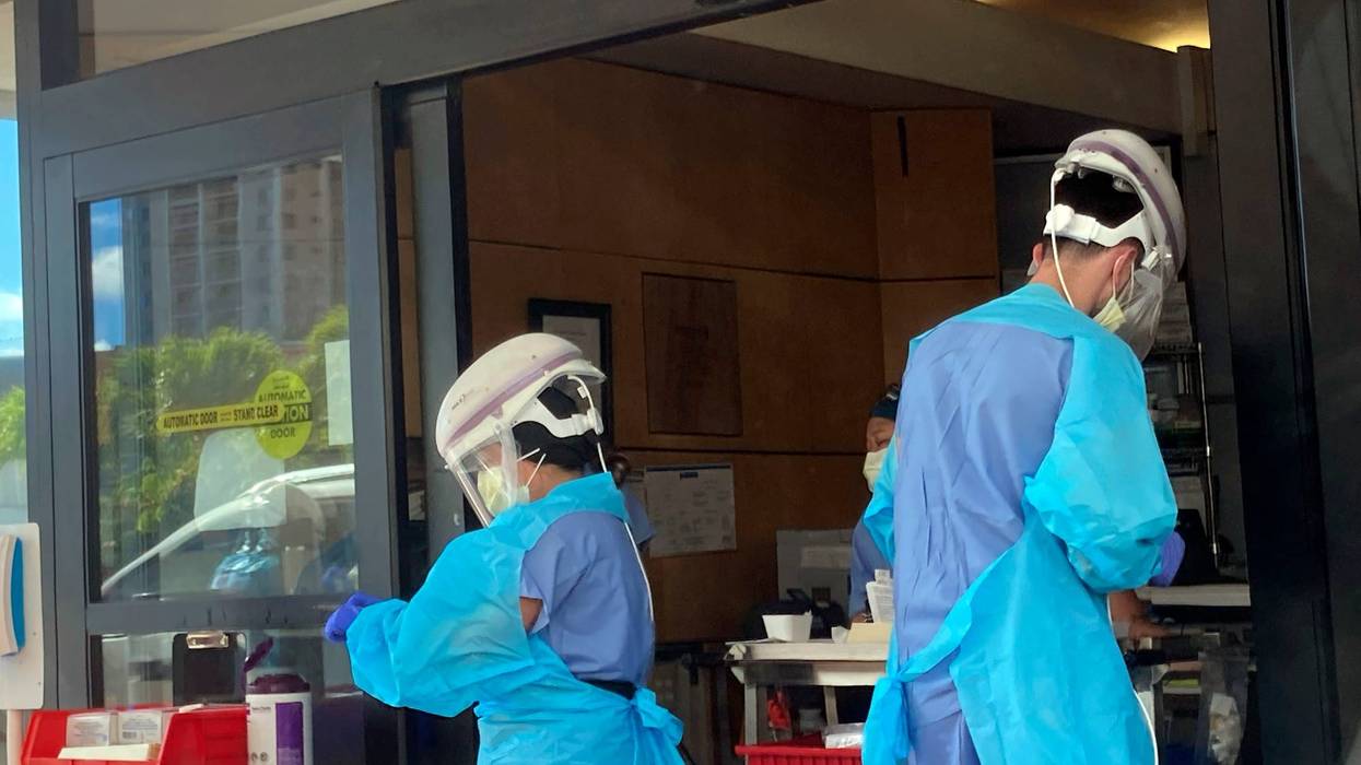 Med workers