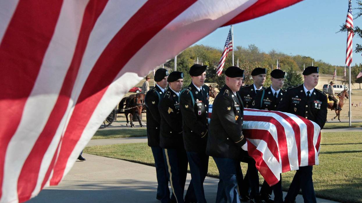 Medal of Honor recipient burial at Dallas-Fort Worth National Cemetery