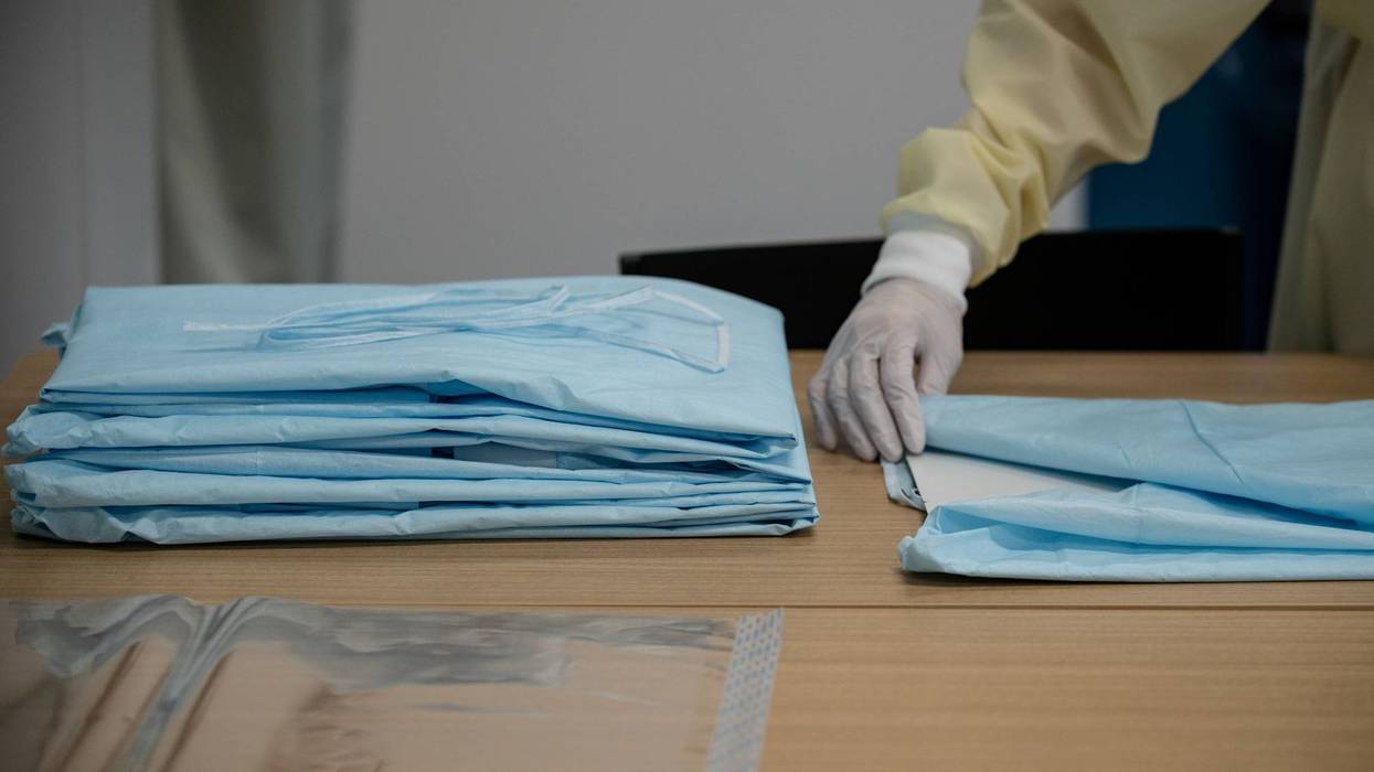 medical gown production