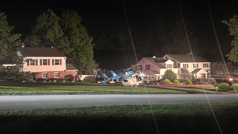 Medical helicopter makes emergency landing outside Montco home