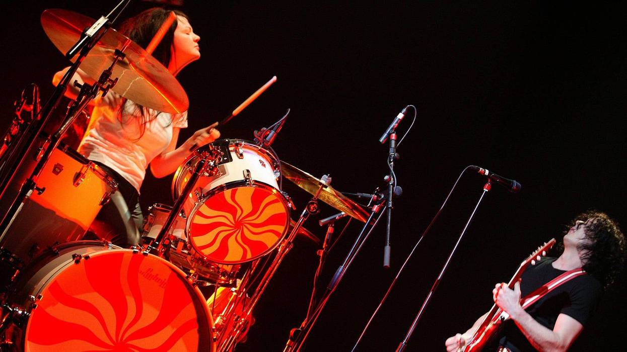 Meg White and Jack White of the White Stripes