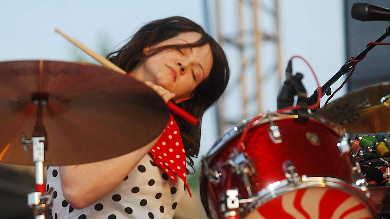 Meg White of The White Stripes