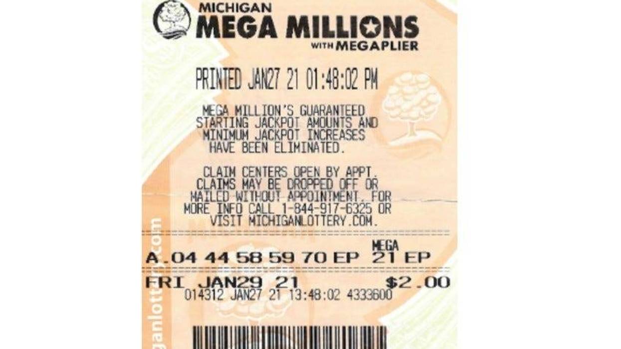 Mega Millions ticket