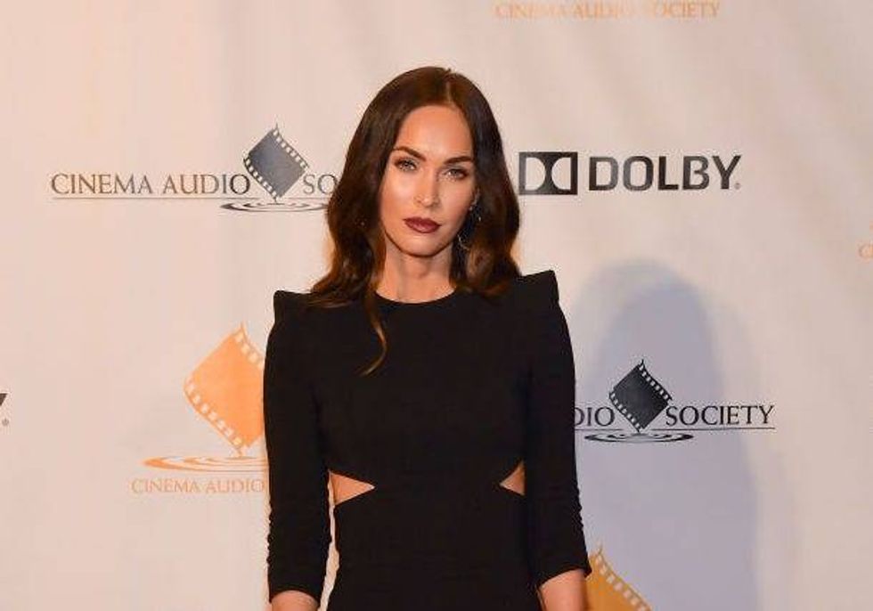 Megan Fox channels the early 2000s with spaghetti straps and pleather pants