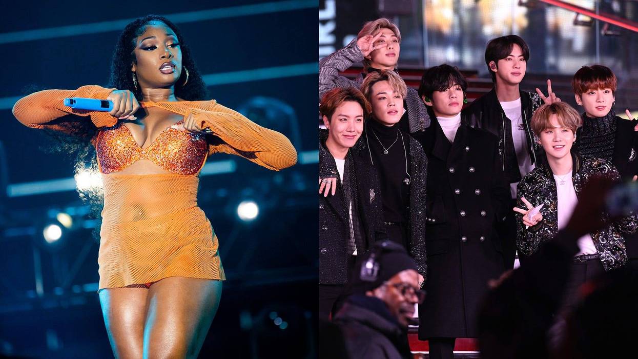 Megan Thee Stallion and BTS
