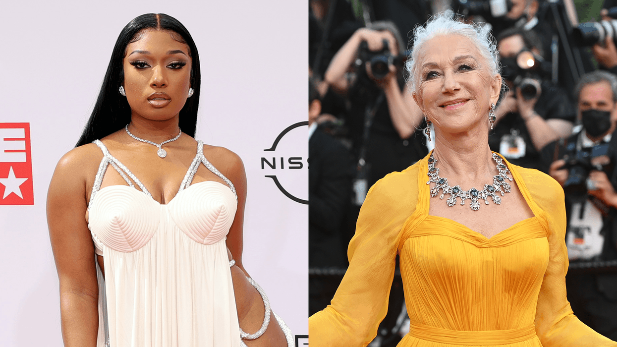 Megan Thee Stallion and Helen Mirren