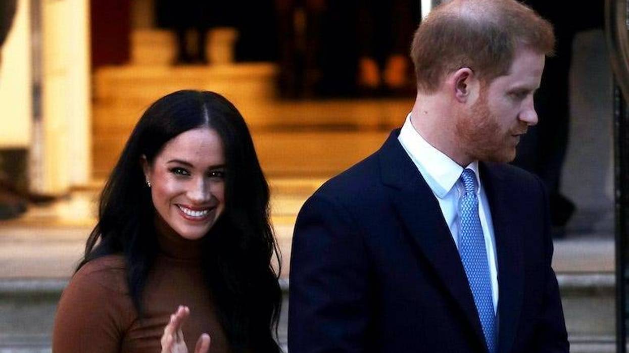 Meghan Markle, Prince Harry, Smile, Wave, Canada House, 2020