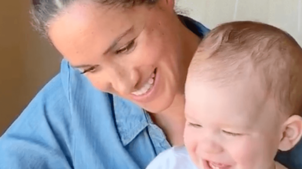 Meghan Markle with her son Archie
