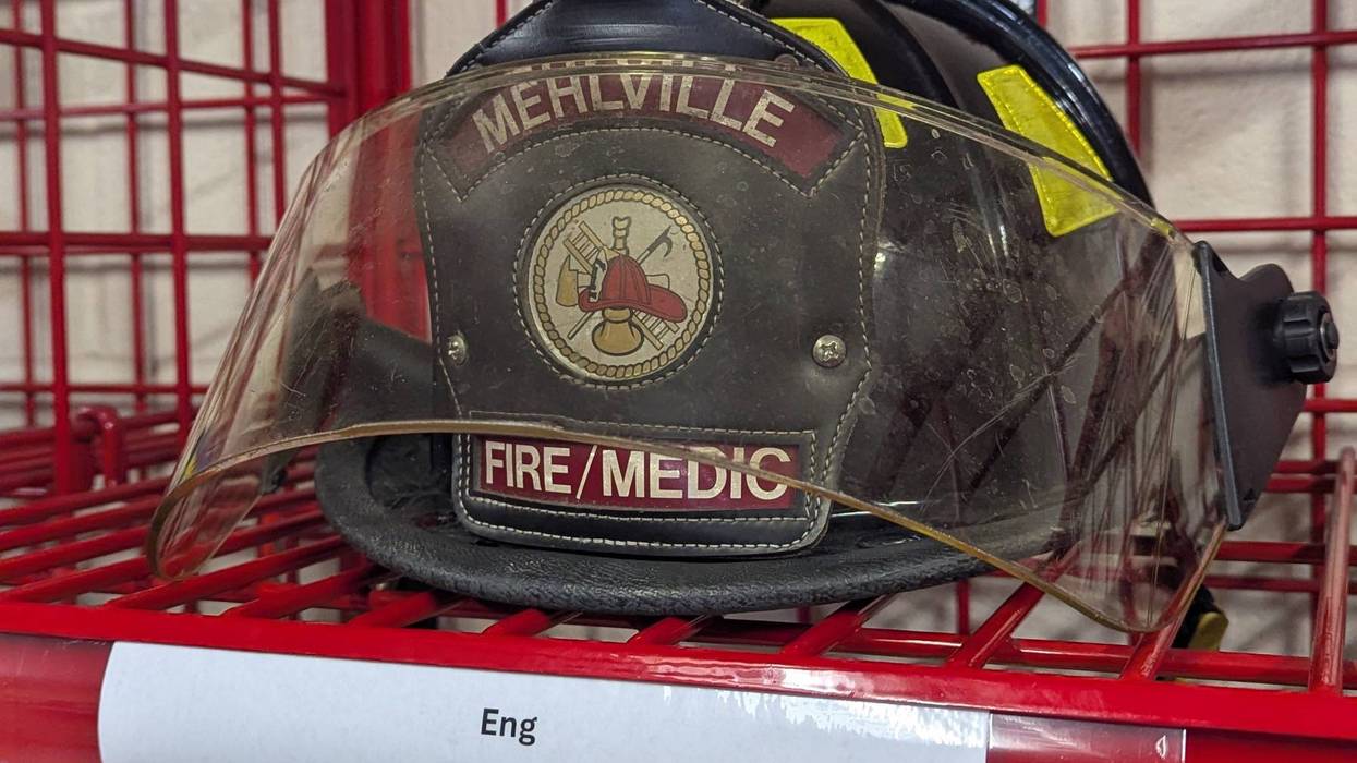 Mehlville firefighter Tina Mecey's gear is still in place at Station House 3 to honor her memory.