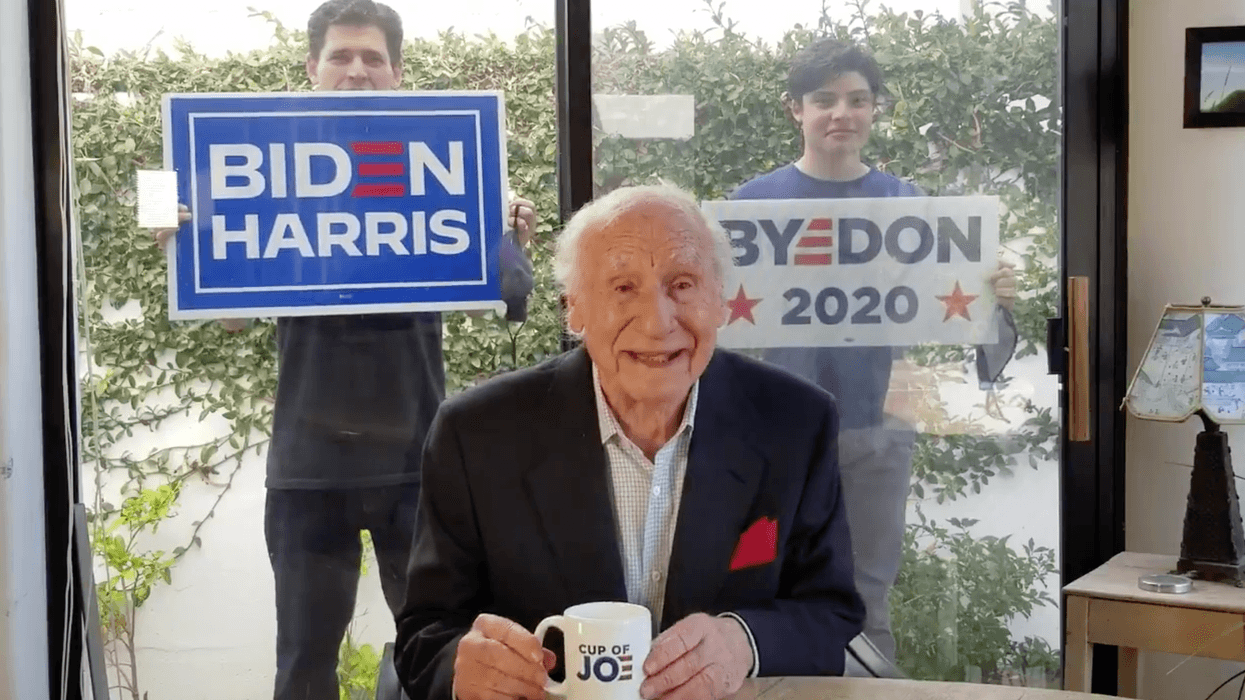Mel Brooks endorses Biden