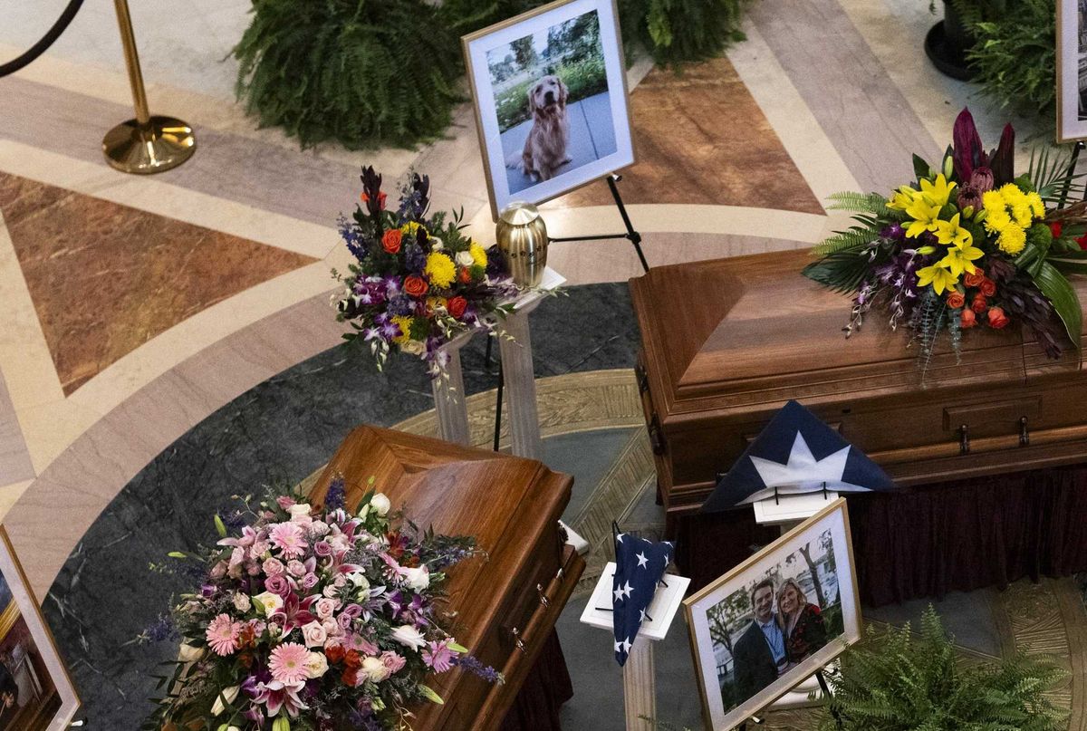 Melissa and Mark Hortman, and their dog Gilbert, will leave a lasting mark on the state and on the community, particularly on the non-profit Helping Paws.