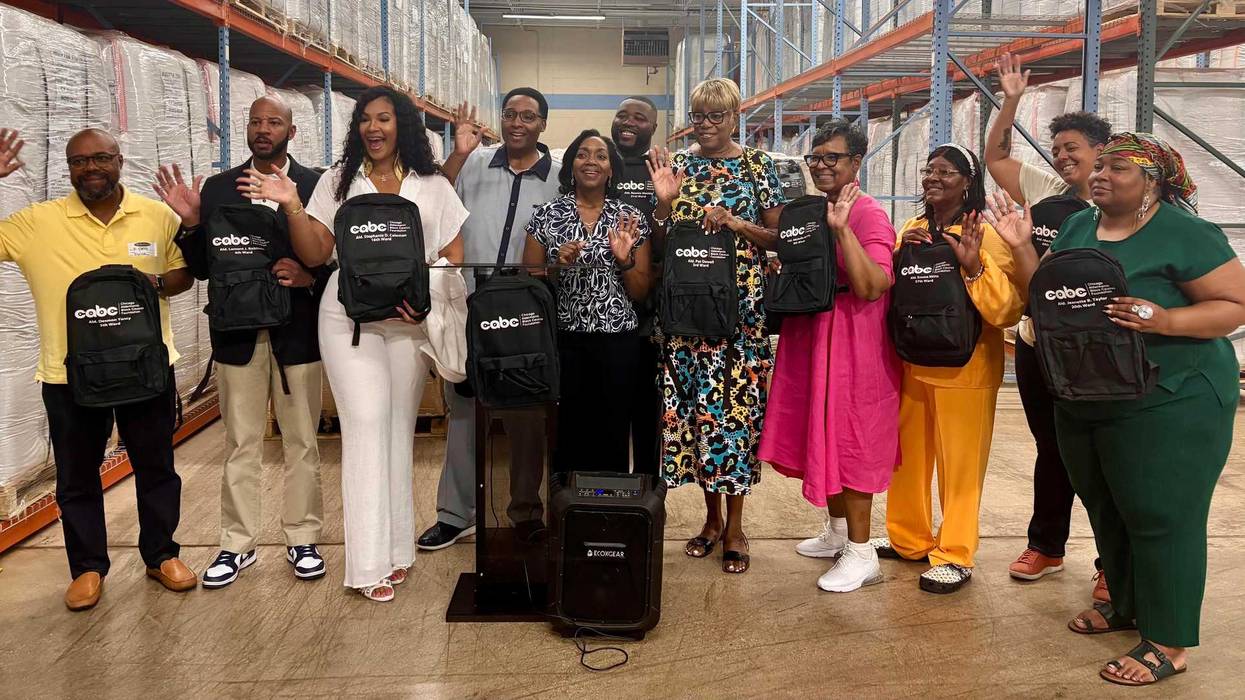 Members of the Chicago Aldermanic Black Caucus
