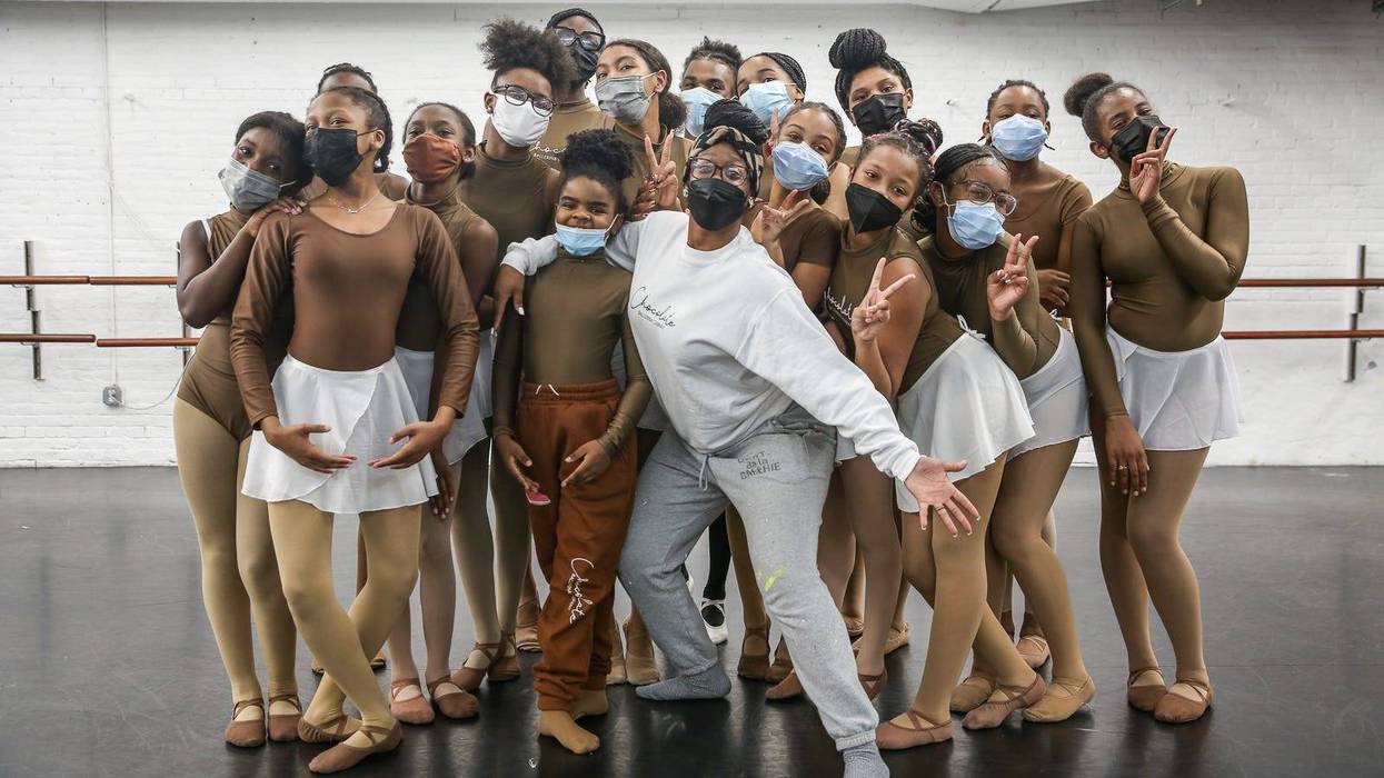 Members of the Chocolate Ballerina Dance Company.